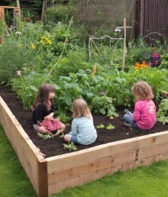 Hochbeet für Kinder