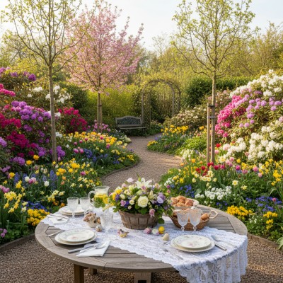 Gartenpflege im Frühling